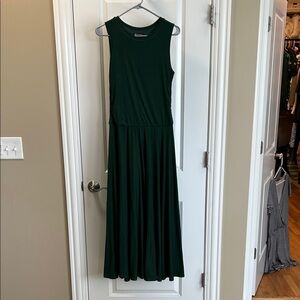 Chic Forest Green Maxi Dress